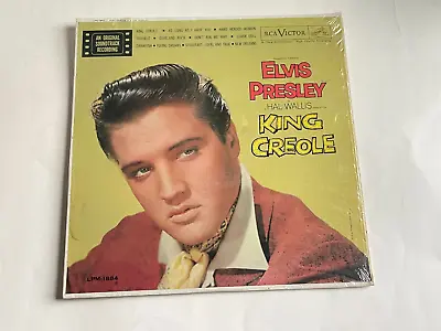 Elvis Presley King Creole LP * In Shrink Mono LP W/ Inner Sleeve RCA SILVER 1958 • $39.99