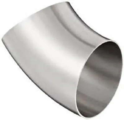 2  Weld Elbow 45° Stainless Steel 304 Sanitary Tubing Fitting Polished • $7.34