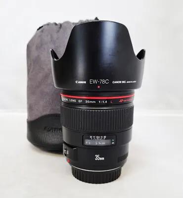 Canon EF 35mm F/1.4 L USM Lens  (35mm 1.4)   • $604.99