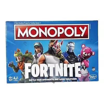 Fortnite Monopoly Board Game Rare Limited Edition Hasbro 2018 New Sealed! • $18