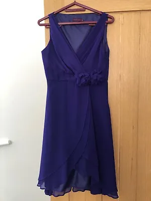 £29.99 • Buy Ladies Debenhams Debut Size12 Purple Dress With Shrug, Worn Once, Ex Cond