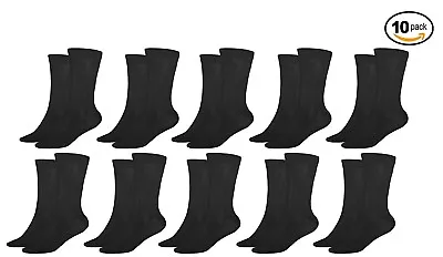 NEW 3KB Men's Dress Socks Ultra-Sheer Black Collection 10 Pack Size 7-11 • $12.99