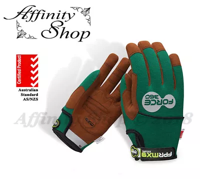 Force360 Xscape MX9 Work Gloves Mechanics AS/NZS Landscape Garden Glove FPRMX9 • $29.95