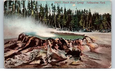 $8.50 • Buy Vintage Postcard - Punch Bowl Spring Yellowstone Park