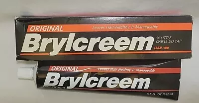 VINTAGE Brylcreem Hair Cream 5.5 Oz. ORIGINAL OLD FORMULA-New Old Stock • $22