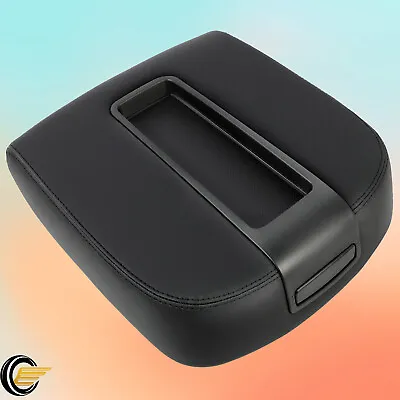 Black Center Console Armrest Lid Fit For 07-14 Tahoe Silverado GMC Yukon Sierra • $34.73