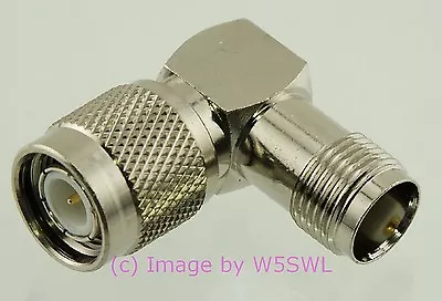 TNC Male To TNC Female 90 Degree Coax Connector Adapter By W5SWL • $5.49