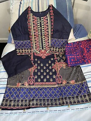 £20 • Buy 3 Piece Shalwar Kameez Pakistani Winter Shawl Lawn Suit Stitched
