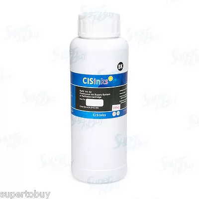 500ml Black Large INK Refill Bottle Alternative For C88 CX3800 CX3810 CISS • $18.99