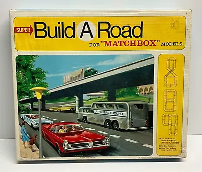 Original 1968 MATCHBOX Super Build A Road With Original Cellophane NOS • $295