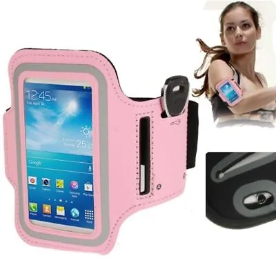 Protective Case Sports Armband Pouch For Mobile Phone Samsung Galaxy S4 Mini • £12.19