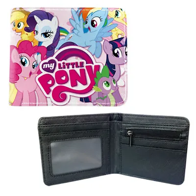 New Ponyville MY LITTLE PONY BiFold Wallet Standard Size Credit Card Billfold • £5.32