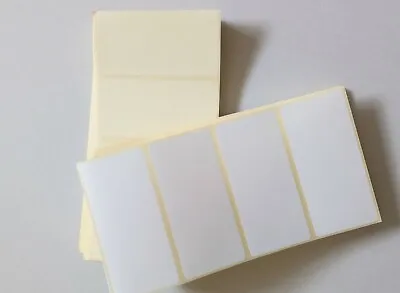 Blank White Self Adhesive Sticky Address Printer Labels 100X50mm 100 X 50mm • £2.49