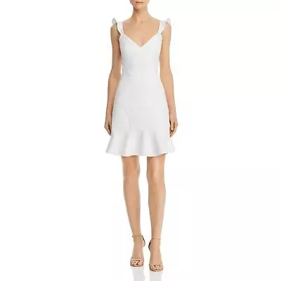 Aidan By Aidan Mattox Womens Ruffled Mini Cocktail And Party Dress BHFO 9220 • $27.99