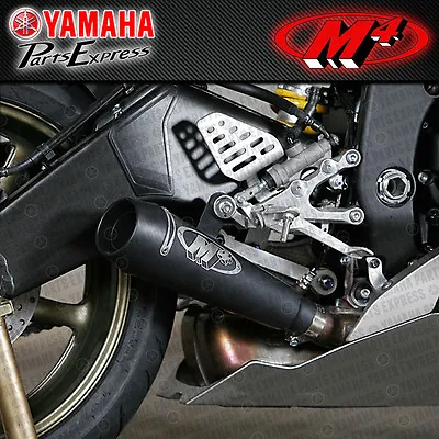 2006 - 2020 Yamaha Yzf-r6 Yzf R6 M4 Black Gp Mount Slip On Exhaust Muffler • $284