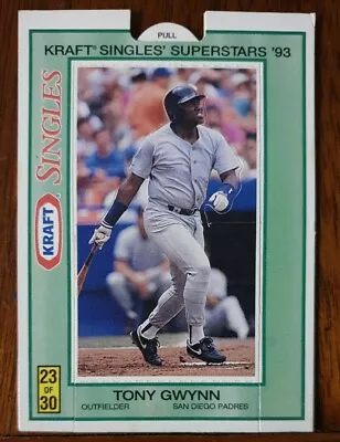 1993 Kraft Singles Superstars Pop-ups #23 Tony Gwynn • $30