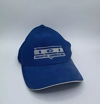 ICI INNUVATION CONCRETE INC Men's Blue M/L Baseball Hat Cap • $14.99