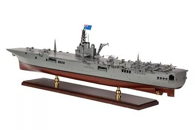 Seacraft Gallery HMAS Melbourne (R21) Aircraft Carrier Wooden Model Battleship • $1394.10