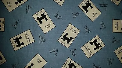 Lined Window Valance Curtain 42x12 Vintage Hasbro Monopoly Railroads Cards Game  • $23.99