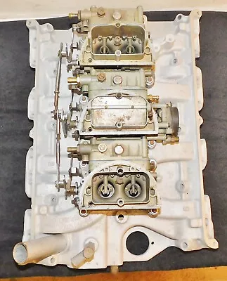 1962 1963 Ford Thunderbird ORIG 390 6V TRI POWER INTAKE MANIFOLD - CARBURETORS • $4999