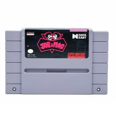 Joe And Mac (SNES Super Nintendo) Authentic Cart Only Tested & Working • $24.50
