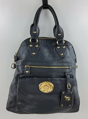 $39.99 • Buy Emma Fox Soft Leather Handbag Satchel Purse Black
