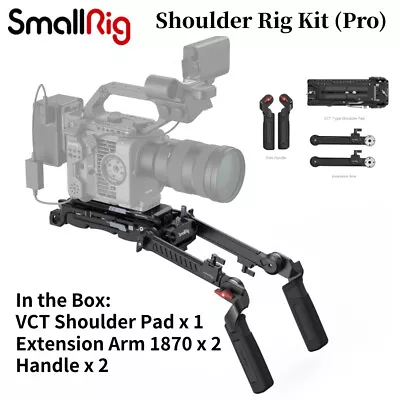 SmallRig Shoulder Rig Kit (Pro) With VCT-14 QR Baseplate Fr Manfrotto 501 Tripod • $419