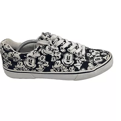 Disney Women’s Size 9 Canvas Mickey Mouse Sneakers Shoe All Over Print • $34