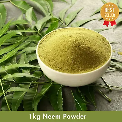 Natural Neem Leaf Powder Premium Quality Pure Neem Limda Leaf Powder Herb Powder • £6.19