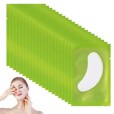 £7.99 • Buy 200x Green Salon Eyelash Lash Extensions Under Eye Gel Pads Lint Patches Make Up