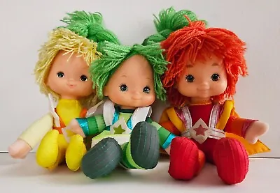 Vintage Rainbow Brite Doll Lot Red Butler & Patty O'green & Canary Yellow • £65