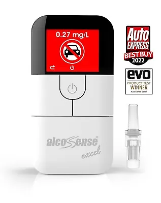 £99.99 • Buy AlcoSense Excel Fuel Cell Breathalyser Worldwide Electronic Alcohol Breathalyzer
