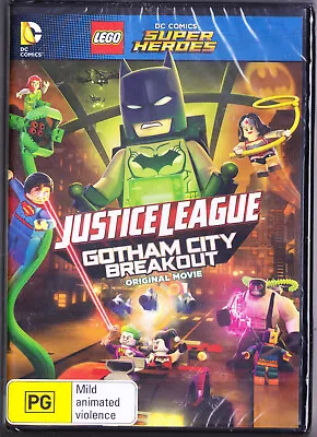 LEGO - Justice League - Gotham City Breakout R 4 Pal Dvd Brand New And Sealed • $6.95