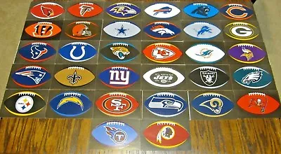 NEW NFL Football Stickers 2024 - PICK ANY TEAM - Logo Helmet Decal Peel & Stick  • $2.47