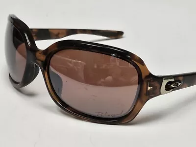 Oakley Pulse Tortoise Brown Vintage Sport Wrap Sunglasses As Is • $7.50