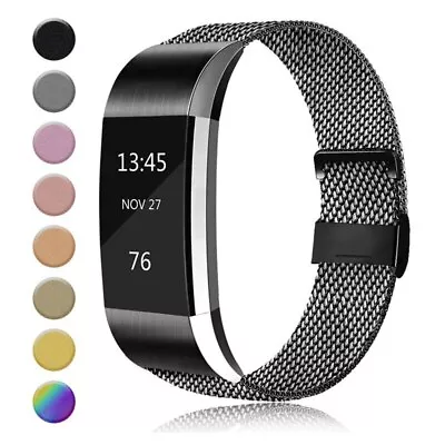 For Fitbit Charge 2 Band Replacement Wrist Watch Band Bracelet Stainless Steel • $24.11
