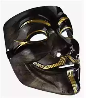 Movie Cosplay V For Vendetta Hacker Mask Anonymous Guy Fawkes Halloween... • $14.99