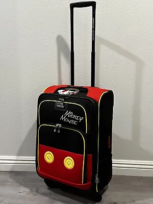 New MICKEY MOUSE American Tourister 21” Disney Carry On Luggage Spinner • £85.81