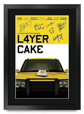 Layer Cake Daniel Craig Gift Idea Printed A3 Poster Framed Picture For Movie Fan • £29.99