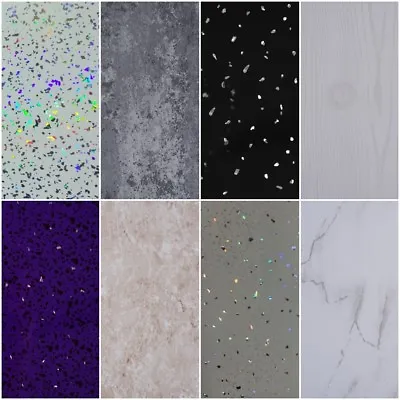 £64 • Buy 10 White Black Grey Sparkle & Marble Shower Wall Panels PVC Bathroom Cladding