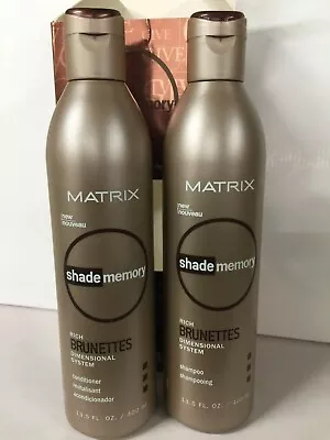 Matrix Shade Memory Rich Brunettes Shampoo & Conditioner 13.5 Oz Each • $19.99