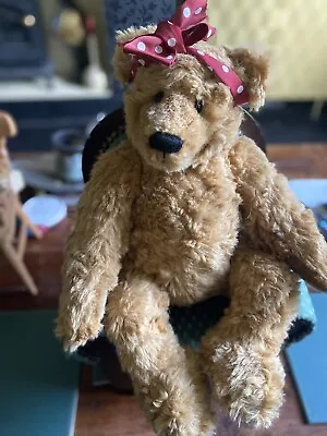 Artist Collectors Teddy Bear Handmade By Barbara Golden Bessos Florida • £40