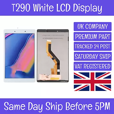 Samsung Galaxy Tab A2 8  2019 SM-T290 LCD Screen Display Digitizer White • £22.99