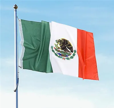 Mexican Flag 3 X 5 Feet With Brass Grommets 36  X 60  Indoor Outdoor Fast Ship • $6.79