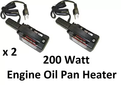 200W Engine Block Heater Magnetic 120V Diesel Truck Oil Pan Heat KAT'S Set Of 2 • $139.99