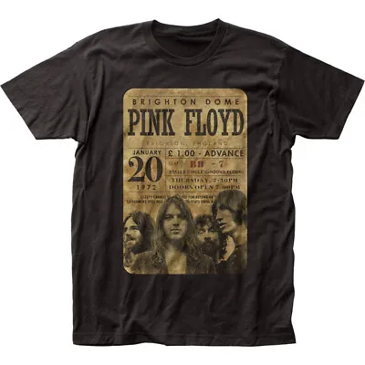 Pink Floyd 1975 Concert Ticket Psychedelic Rock Fitted Men's Jersey Tee PF75 • $41.97
