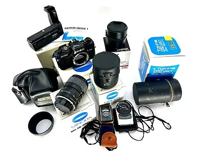 MINOLTA X-700 Camera W/ Lens/Motor Drive 1/Bundle 28-70mm F4 50mm 1.4 Plus!!!! • $299.99