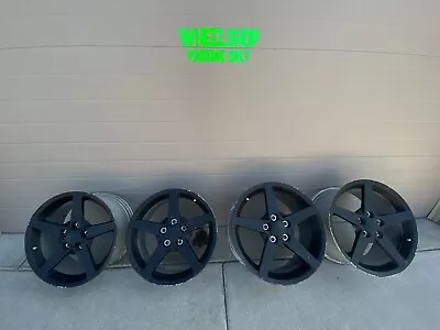 18  19  Chevrolet Chevy Corvette C6 Black Z51 C5 Oem Factory Stock Wheels Rims • $622