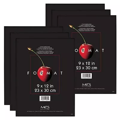 MCS Format Frame 9x12 Black Value 6 Pack (Same Shipping Any Qty) • $35.10
