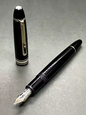 MONTBLANC MEISTERSTUCK 147 TRAVELLER Black GT Cartridge Fountain Pen 14K 585/M • $480